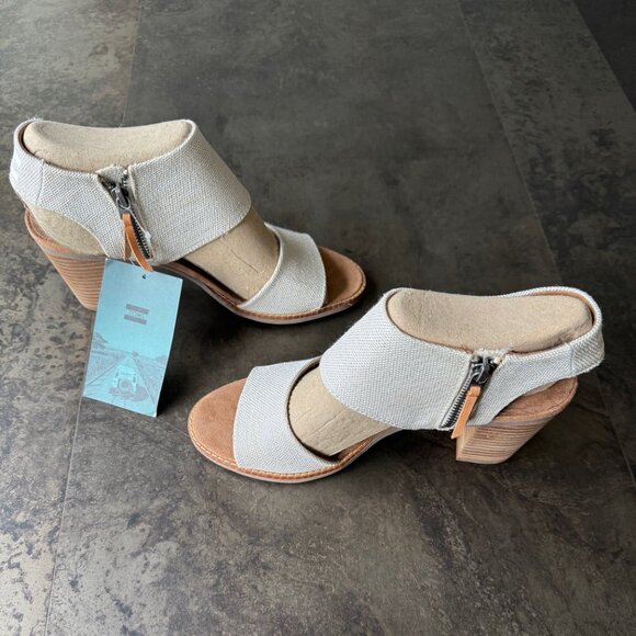 Toms Majorca Cutout Heeled Sandal - Picture 1 of 4